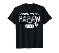 Papa 2027 Soon to Be Papaw New Dad Grossesse Baby Coming T-Shirt