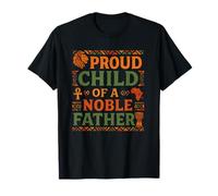 Papa afro, enfant fier, père africain noble T-Shirt