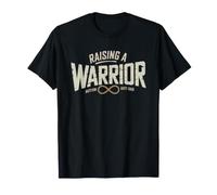 Papa Autisme Elever Un Guerrier Fier Pere T-Shirt