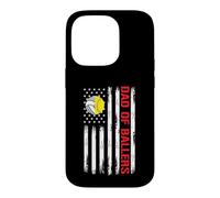 Papa Ballers Drapeau américain Volleyball Softball Team Daughter Coque pour iPhone 14 Pro