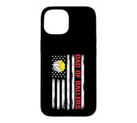 Papa Ballers Drapeau américain Volleyball Softball Team Daughter Coque pour iPhone 15