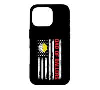 Papa Ballers Drapeau américain Volleyball Softball Team Daughter Coque pour iPhone 16 Pro