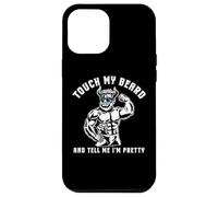 Papa Barbu drôle Touche ma Barbe dire Que Je suis de Jolis Coque pour iPhone 12 Pro Max