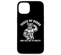 Papa Barbu drôle Touche ma Barbe dire Que Je suis de Jolis Coque pour iPhone 13