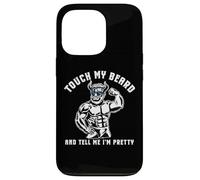 Papa Barbu drôle Touche ma Barbe dire Que Je suis de Jolis Coque pour iPhone 13 Pro