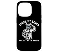 Papa Barbu drôle Touche ma Barbe dire Que Je suis de Jolis Coque pour iPhone 14 Pro