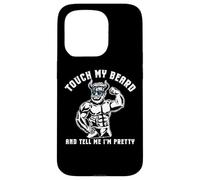 Papa Barbu drôle Touche ma Barbe dire Que Je suis de Jolis Coque pour iPhone 15 Pro