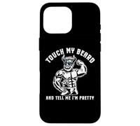 Papa Barbu drôle Touche ma Barbe dire Que Je suis de Jolis Coque pour iPhone 16 Pro Max