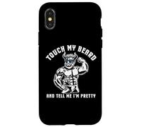 Papa Barbu drôle Touche ma Barbe dire Que Je suis de Jolis Coque pour iPhone X/XS