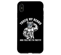 Papa Barbu drôle Touche ma Barbe dire Que Je suis de Jolis Coque pour iPhone XS Max
