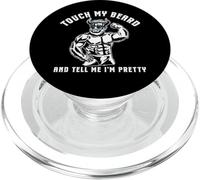 Papa Barbu drôle Touche ma Barbe dire Que Je suis de Jolis PopSockets PopGrip pour MagSafe