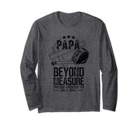 Papa Beyond Measure Barbecue Amusant pour Mari Manche Longue