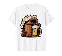 Papa Biere Artisanale Brasseur Amateur Brassage Maison T-Shirt
