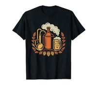 Papa Biere Artisanale Houblon Malt Brasseur Amateur T-Shirt