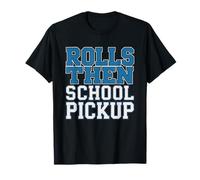 Papa BJJ Roule Sortie D'école Kimono Jiu Jitsu Père T-Shirt