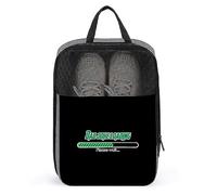 Papa Blague Chargement Veuillez Attendre Sacs à Chaussures de Voyage drôles Pochette de Rangement Portable Organisateur de Chaussures Sac Fourre-Tout pour Femmes Hommes