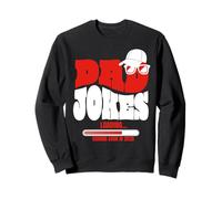 Papa Blagues Loading Funny Baby Announcement 2025 Fête des Pères Sweatshirt