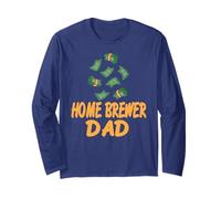 Papa Brasseur Maison Drôle Humour Bière Quotidien Manche Longue
