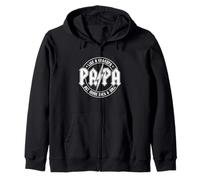Papa comme Un Grand-père mais Plus Rock & Roll - Papy Sweat à Capuche