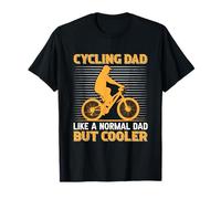 Papa Cycliste comme Un père Normal mais Plus Cool et drôle T-Shirt