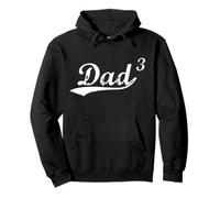 Papa de 3 garçons Filles Cadeau Dad3 Père de trois enfants Sweat à Capuche