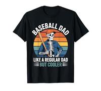 Papa de baseball comme un papa ordinaire mais squelette plus T-Shirt