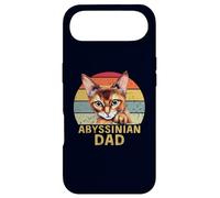 Papa de Chat abyssin Amusant, rétro, Vintage, J'aime Mon Petit Chat Coque pour iPhone Air