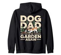Papa de Chien dans Le Jardin, Encore Une Fois, Jardinage Amusant Sweat à Capuche