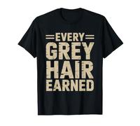 Papa De Chien Poil Gris Fidele Loyaute du Age T-Shirt