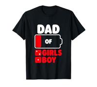 Papa de Deux Filles et Un garçon T-Shirt
