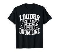 Papa De Fanfare Section Percussions Batterie T-Shirt