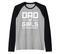 Papa de filles en infériorité numérique pour la fête des pères Manche Raglan