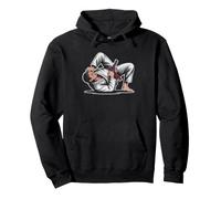 Papa De Jiu Jitsu Gi BJJ Kimono Col Sweat à Capuche
