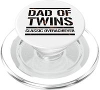Papa De Jumeaux, Fête des Pères, Père, Drôle, Dad of Twins PopSockets PopGrip pour MagSafe