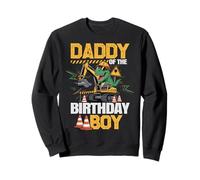 Papa de la fête d'anniversaire Crew Excavator T-Rex Dad Sweatshirt