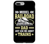 Papa de Model Railroad, il Suffit de me Poser des Questions sur Les Trains Coque pour iPhone 7 Plus/8 Plus