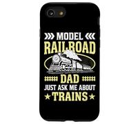 Papa de Model Railroad, il Suffit de me Poser des Questions sur Les Trains Coque pour iPhone SE (2020) / 7/8