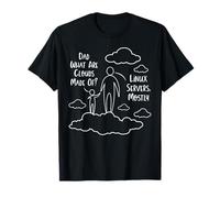 Papa, de Quoi sont Faits Les Nuages ? Serveurs Linux T-Shirt