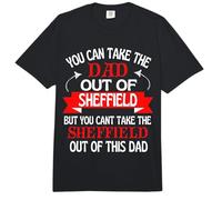 Papa de Sheffield ne Peut Pas Le Faire Sortir de Sheffield Comfort Colors Adult Heavyweight T-Shirt