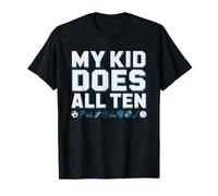 Papa Decathlonien Parent Fier De Decathlon Fils Meeting D T-Shirt