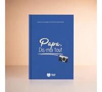 Papa, dis-moi tout, Livre de Mémoire avec Plus de 100 Questions, Couverture Cartonnée Soft Touch, 64 Pages, Format 21 x 29,7 cm, Fabrication Française