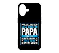 Papa drôle Qui Dit pour Le Monde Que tu ES Notre Famille Coque pour iPhone 17