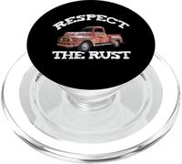 Papa drôle Respect The Rust Pickup Truck Joke propriétaire collectionneur PopSockets PopGrip pour MagSafe