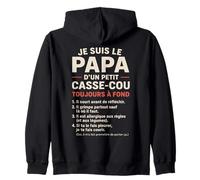 Papa d'un Petit Casse-Cou Toujours à Fond Cadeau Humour Sweat à Capuche