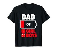 Papa d'une Fille et de Quatre garçons T-Shirt
