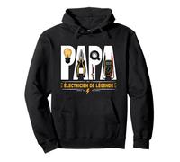 Papa Électricien De Légende Électricité Père Artisan Sweat à Capuche