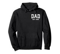 Papa Est 1956 Personnalisé Papa Personnalisé Fête des Pères Personnalisé Sweat à Capuche