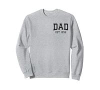 Papa Est 1956 personnalisé Papa personnalisé mari père grand-père Sweatshirt
