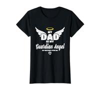 Papa est Mon Ange, il Veille sur Moi en mémoire T-Shirt Graphique avec Valeur