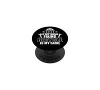 Papa est Mon Jeu La Fixation du nom Le vélo est Mon Jeu PopSockets PopGrip Adhésif